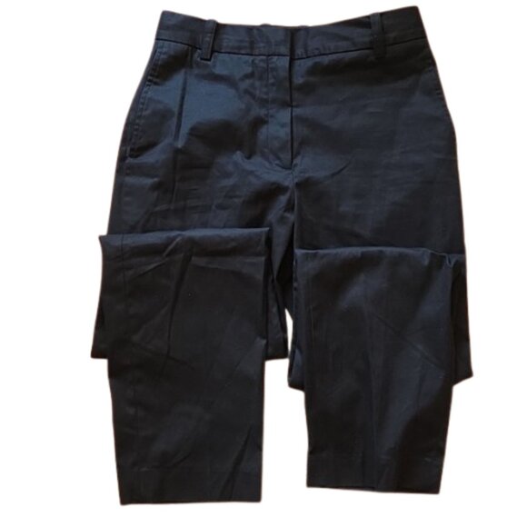 Aritzia Babaton Pants 2 Black Pursuit 2 High-rise Twill Flat-Front Trouser - Picture 2 of 12